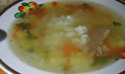 rīsu zupa