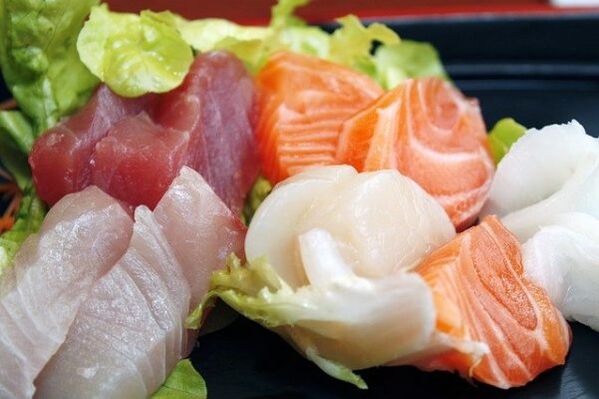 gaļa un zivis japāņu diētai